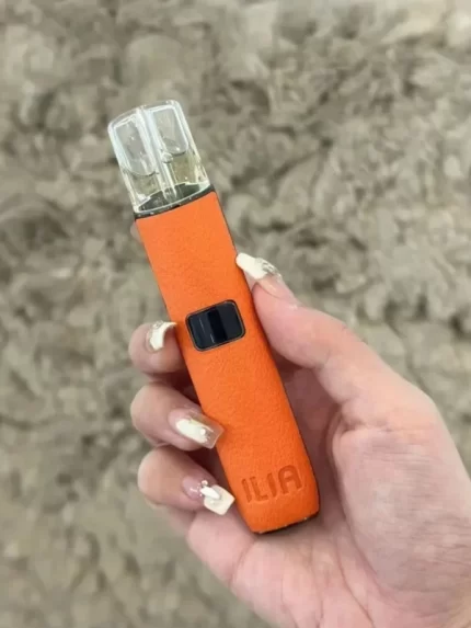 哩亞電子煙主機革調系列 ILIA皮革主機 Hermes橙