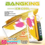 Bang King 60000口一次性電子煙 5檔冰感調節 LED顯示