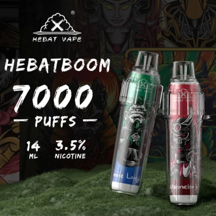 喜貝拋棄式電子煙 HEBAT BOOM 7000口